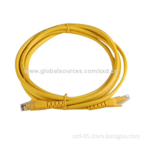 CAT6 Cable Assembly, Stranded CCA CAT6 Patch Cord 8P8C Molded RJ45